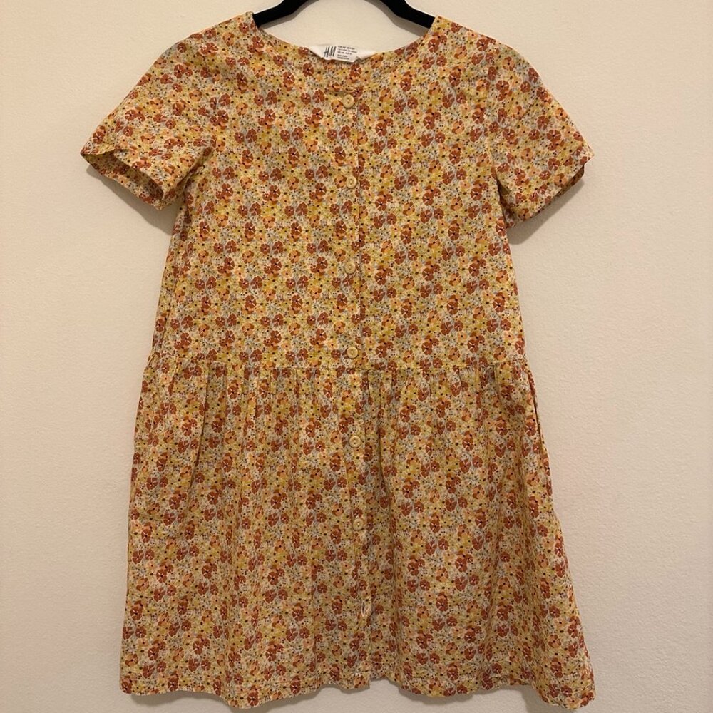 H&M Cotton Dress 9-10Y